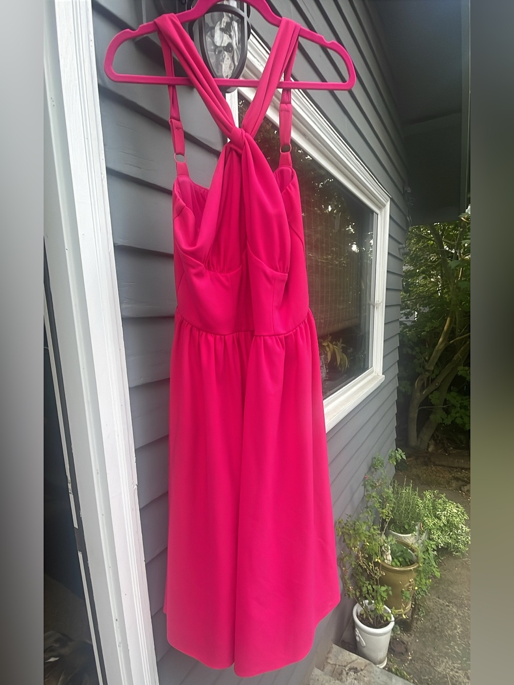 Vixen by Micheline Pitt Hot Pink Golden Era Swing Dress 2x
